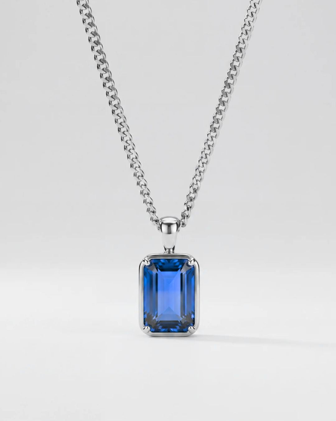 Sapphire Pendant Necklace | 1 Carat 6