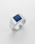 Sapphire Ring | Titanium Steel 3