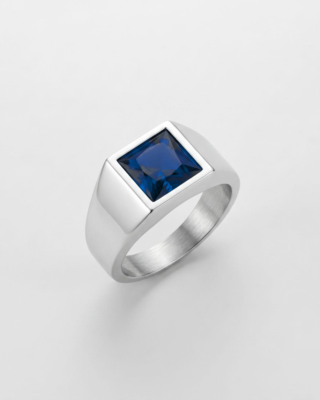 Sapphire Ring | Titanium Steel 3