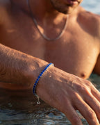 Reserva Tennis Bracelet | Sapphire Blue Silver 8