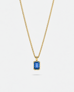Sapphire Pendant Necklace | 2 Carat 18K Gold 1
