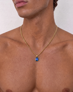 Sapphire Pendant Necklace | 2 Carat 18K Gold 3