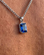 Sapphire Pendant Necklace | 1 Carat 9