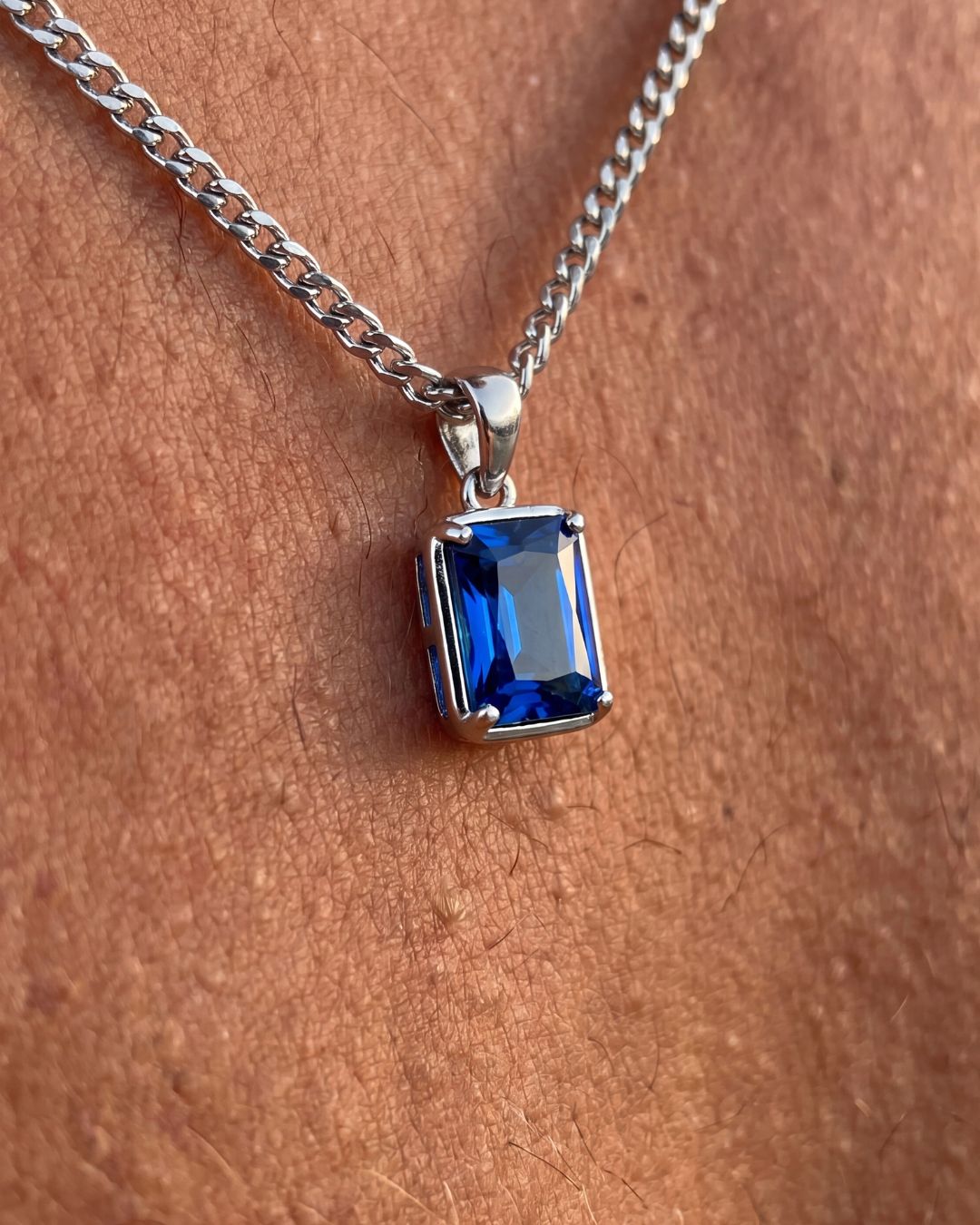 Sapphire Pendant Necklace | 1 Carat 9