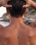 Sapphire Pendant Necklace | 1 Carat 5