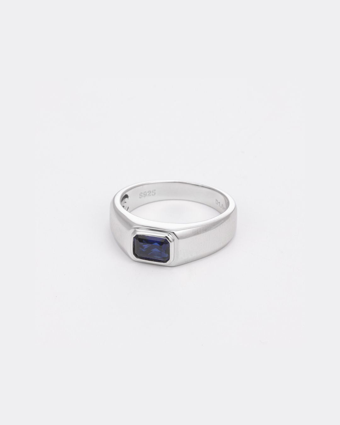 Sapphire Ring | 1 Carat 925 Silver 3