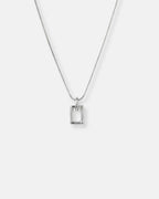 Silhouette Frame Necklace | Silver Plated 1