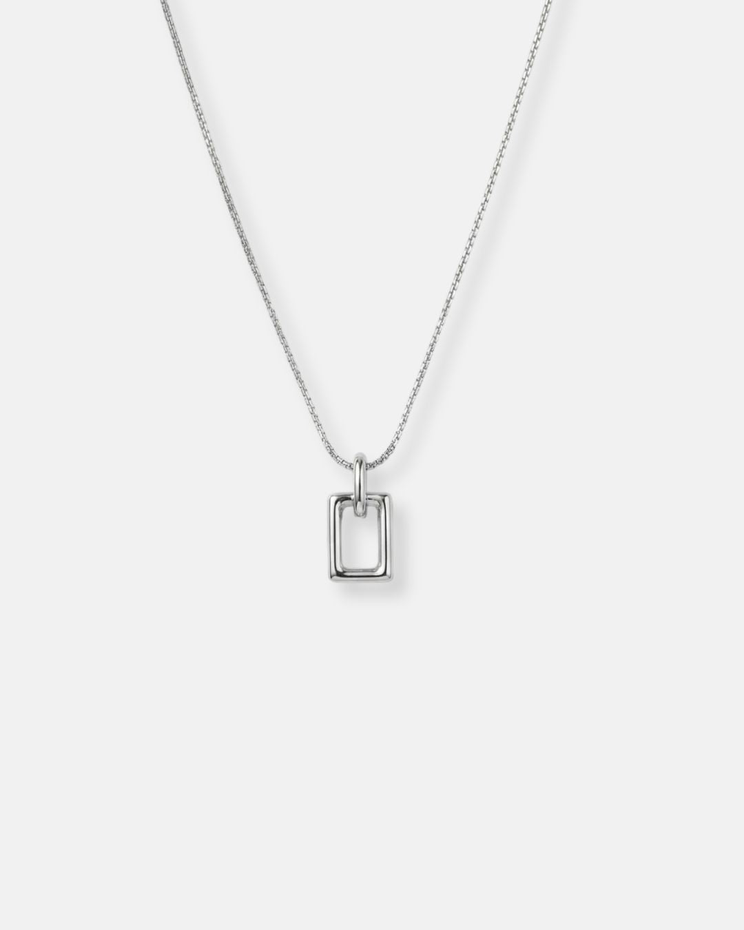 Silhouette Frame Necklace | Silver Plated 1