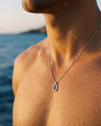 Silhouette Frame Necklace | Silver Plated 4