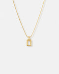 Silhouette Frame Necklace | Gold Plated 1