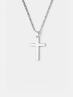 Eterna Cross Necklace | Platinum 1