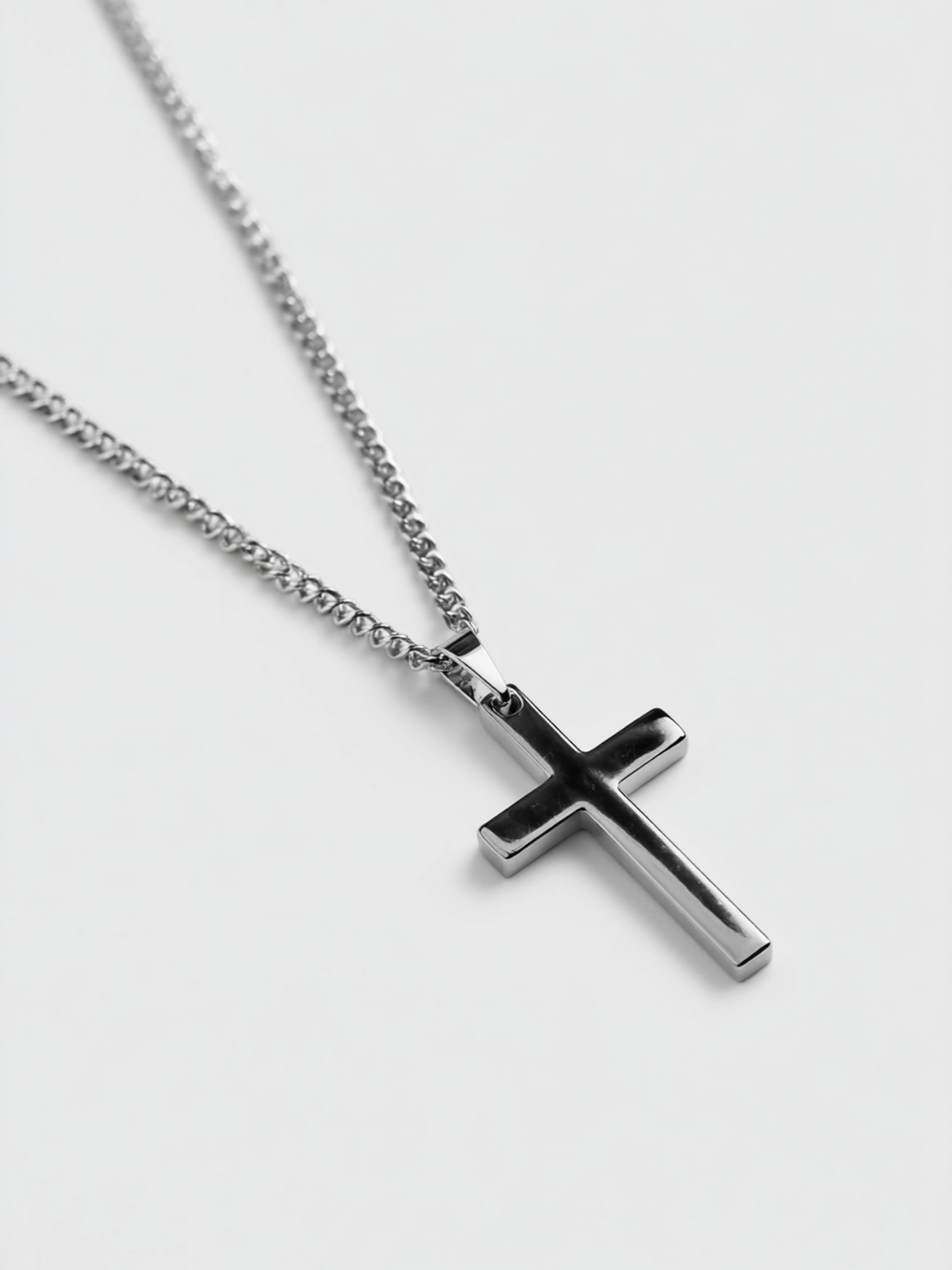 Eterna Cross Necklace | Platinum 4