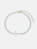 Eterna Cross Bracelet | Platinum 1