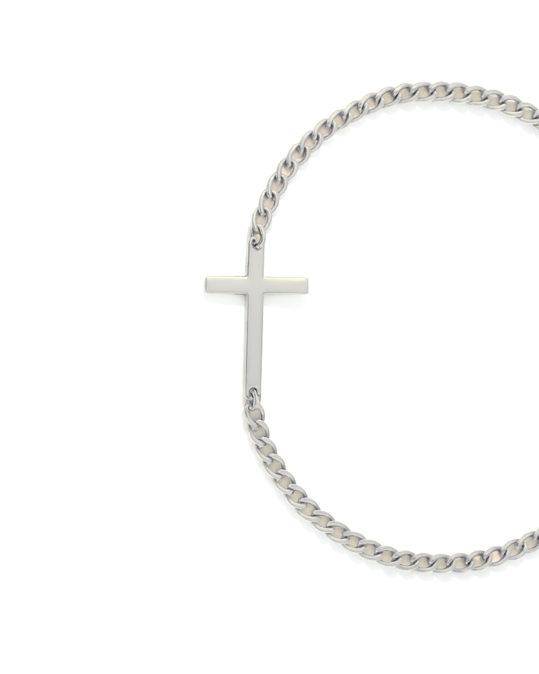 Eterna Cross Bracelet | Platinum 4