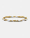 Square Tennis Bracelet | Quartz 18K Gold 1