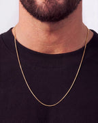 Square Necklace I 18K Gold 2