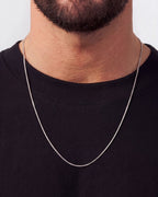 Square Necklace I Platinum 2