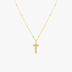 Pearl Initial Necklace 28