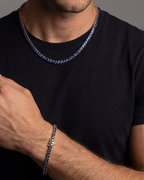 Reserva Tennis Bracelet | Sapphire Blue 14K Gold 3