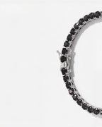 Reserva Tennis Bracelet | Onyx Black Silver 4