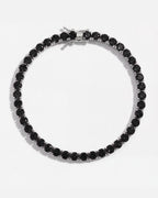 Reserva Tennis Bracelet | Onyx Black Silver 6