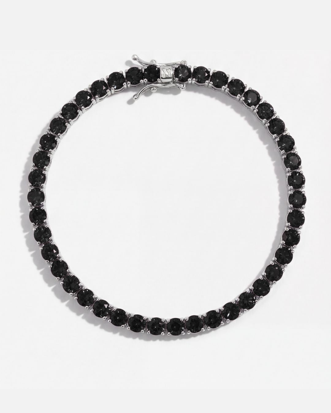 Tennis Bracelet | Onyx Black Silver 6