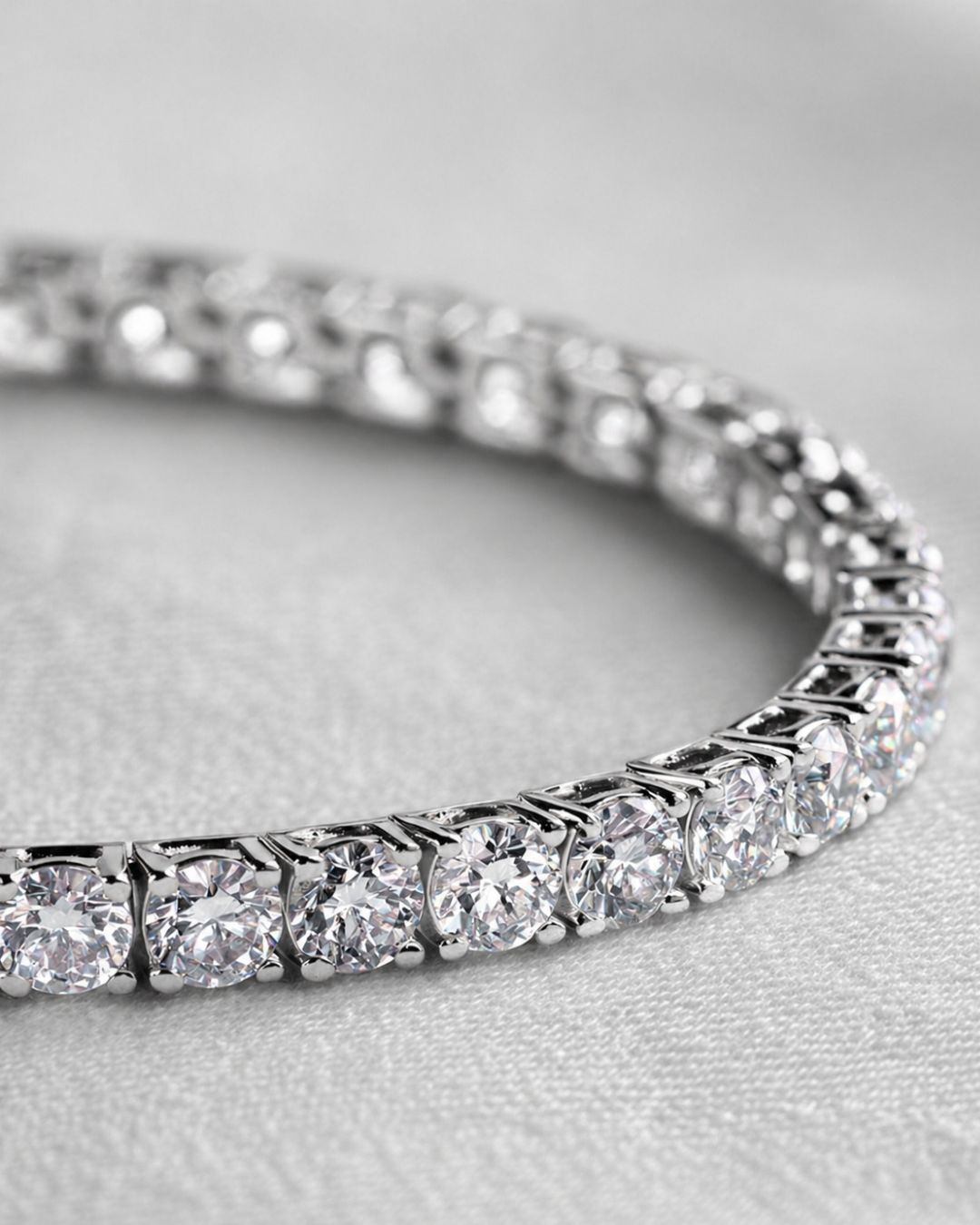 Tennis Bracelet | Silver 3mm 3