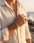 Tennis Bracelet | Emerald Green Silver 4