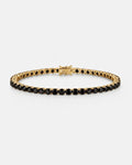 Reserva Tennis Bracelet | Onyx Black 14K Gold 1