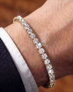 Tennis Bracelet | Quartz 14K Gold 2