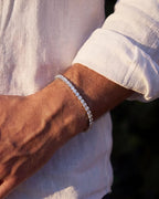 Tennis Bracelet | Quartz 14K Gold 3