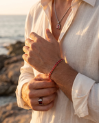 Tennis Bracelet | Ruby Red Silver 3