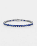 Tennis Bracelet | Sapphire Blue Silver 1