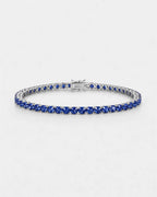 Tennis Bracelet | Sapphire Blue Silver 1