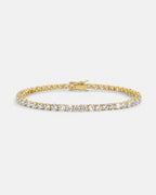 Tennis Bracelet | Gold 3mm 1