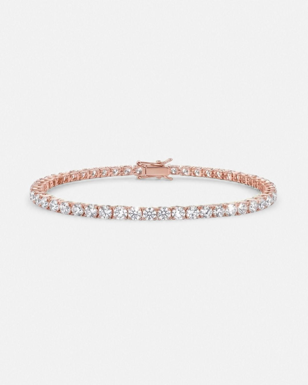 Rosé Tennis Bracelet | 3mm 1