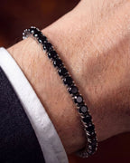 Tennis Bracelet | Onyx Black Silver 2