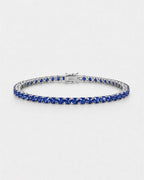 Reserva Tennis Bracelet | Sapphire Blue Silver 1