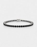 Reserva Tennis Bracelet | Onyx Black Silver 1
