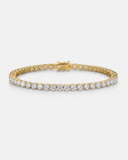 Tennis Bracelet | Quartz 14K Gold 1