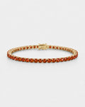 Tennis Bracelet | Ruby Red 14K Gold 1