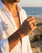Tennis Bracelet | Ruby Red 14K Gold 3