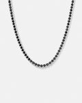 Tennis Necklace | Onyx Black Silver 1