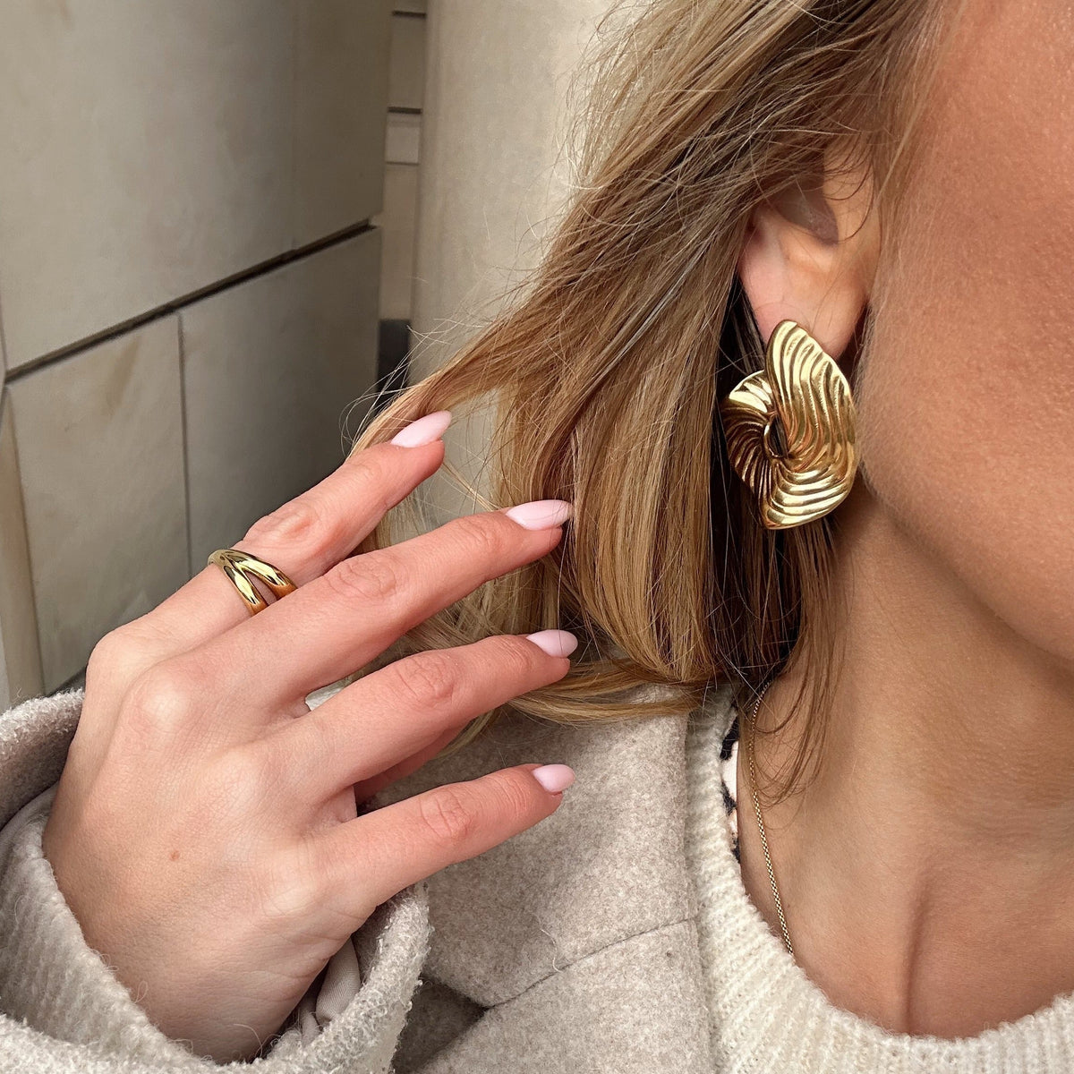 Iris Sculptural Earrings 5