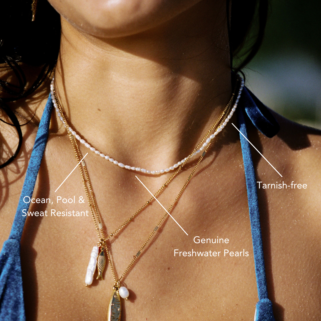 Tiny Pearls Choker 2