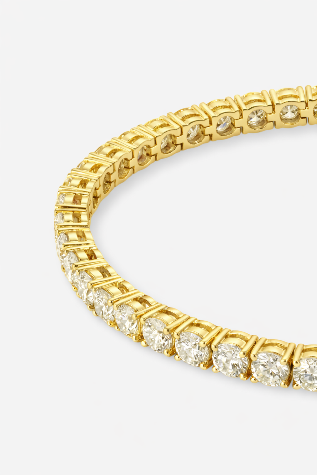Tennis Bracelet | Titanium Steel 18K Gold 4