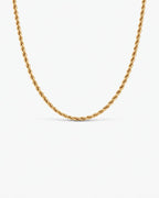 Tressé Acier Necklace | 18K Gold Plated 3mm 1