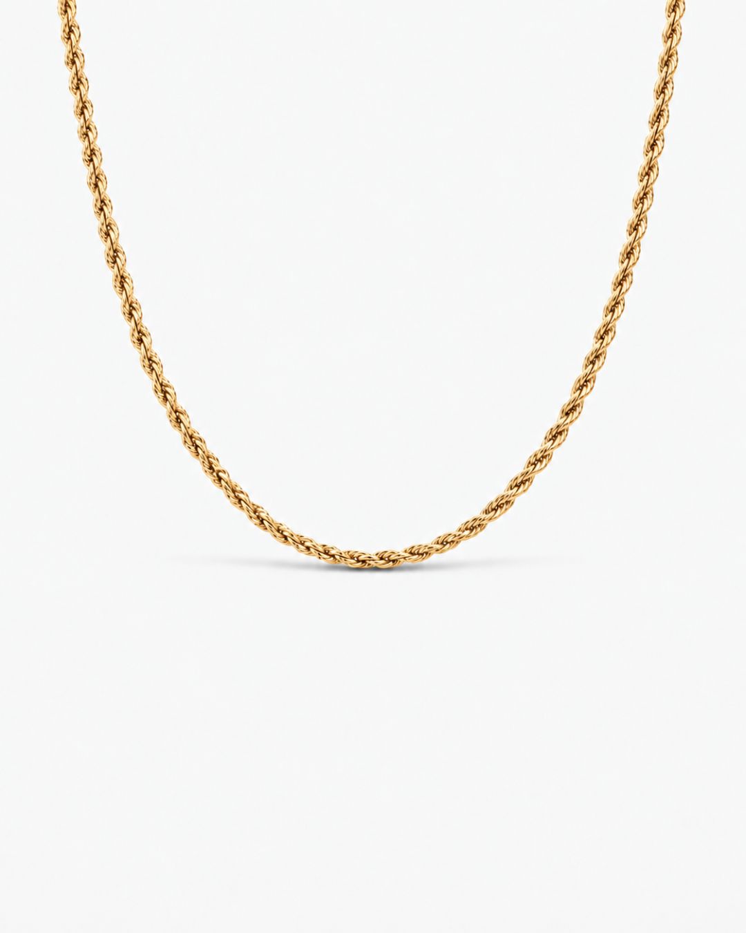 Tressé Acier Necklace | 18K Gold Plated 3mm 1