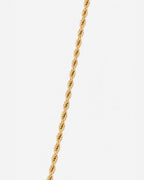 Tressé Acier Necklace | 18K Gold Plated 3mm 3