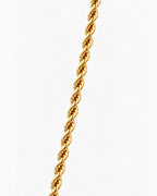 Tressé Acier Necklace | 18K Gold Plated 5mm 3